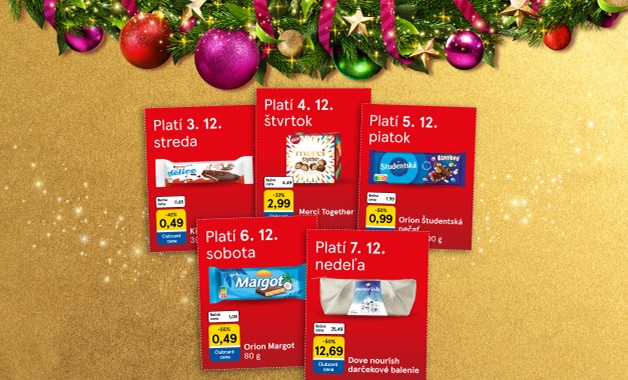 Adventný kalendár plný odmien