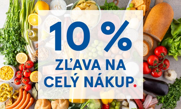 Využite zľavu 10 % na celý nákup v novom Tescu Hálova