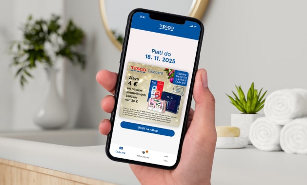 Zľava 4 € pri nákupe kozmetických balíčkov nad 20 € s Clubcard