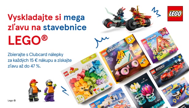 Vyskladajte si mega zľavu na stavebnice LEGO®