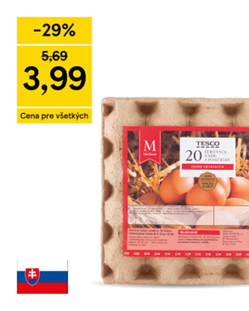 Tesco vajcia