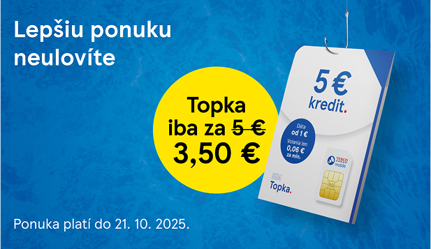 Vyskúšajte novú SIM s TOP dátovou ponukou