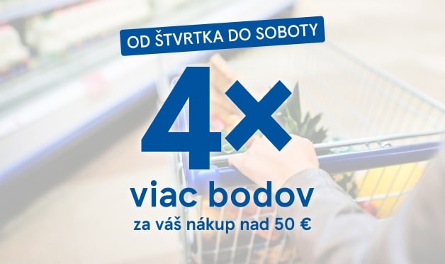 Získajte extra body