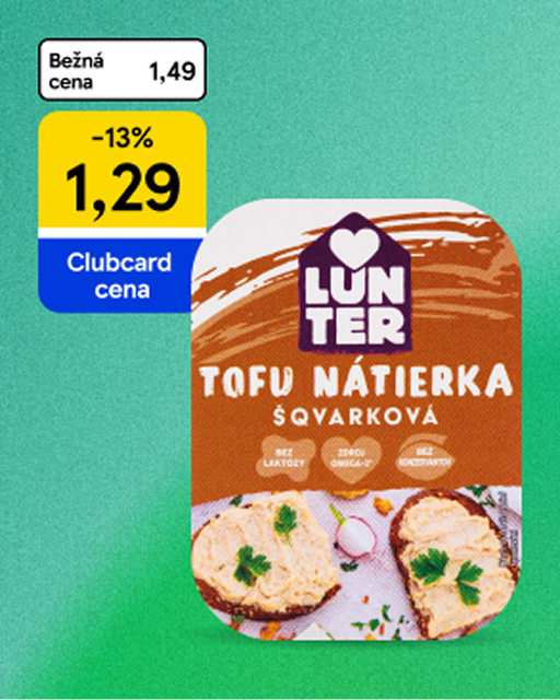 Lunter tofu šqvarková nátierka