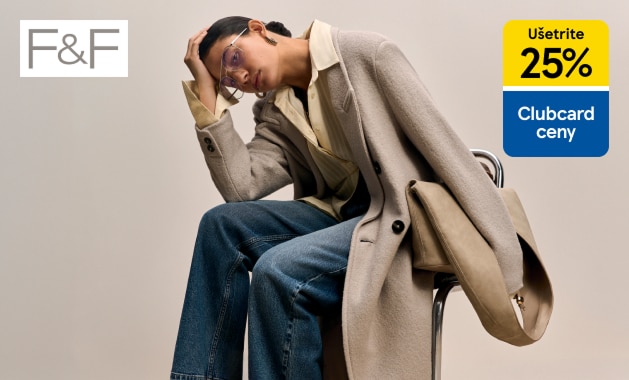 Nové džínsy pre ňu a pre neho so zľavou 25 % od F&F s Clubcard