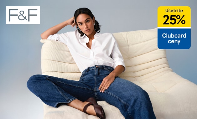 Dámske a pánske džínsy F&F so zľavou 25 %