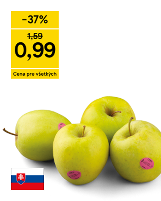 Jablká Golden Delicious