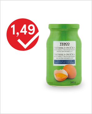 Tesco tatárska omáčka