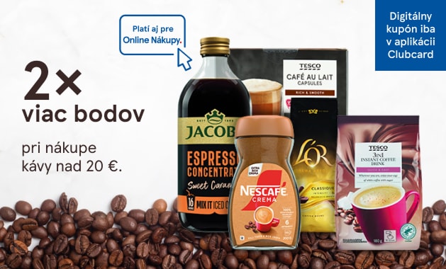 Nakupujte a získajte  body navyše