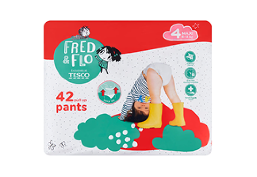 Fred & Flo plienkové nohavičky Maxi 4 8-14 kg 