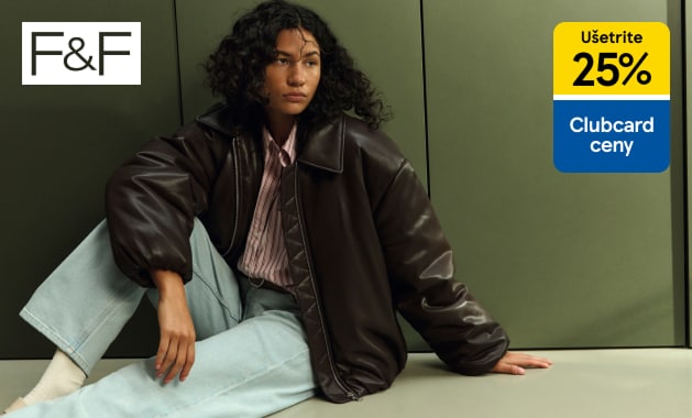 Získajte zľavu 25 % s Clubcard pri nákupe jarných módnych kúskov s F&F