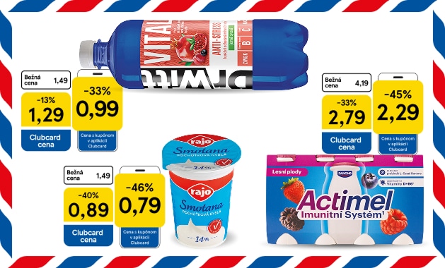 Víkendová superponuka  v aplikácii Clubcard