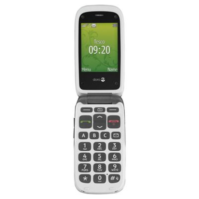 Tesco Mobile Doro Phone Easy 611 Black & Whit Tesco Groceries