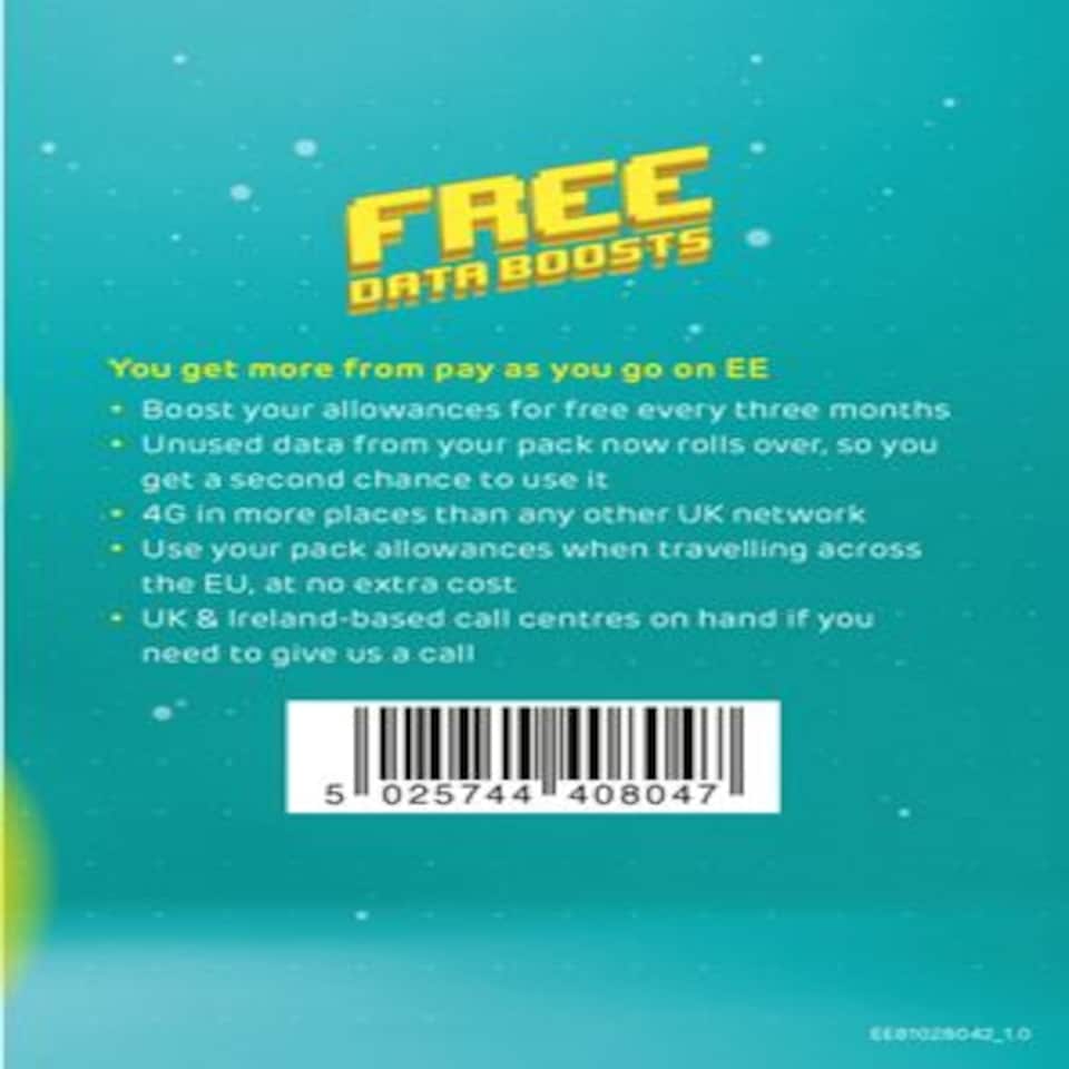 image 1 of Ee Pay As You Go £15 Multi Sim