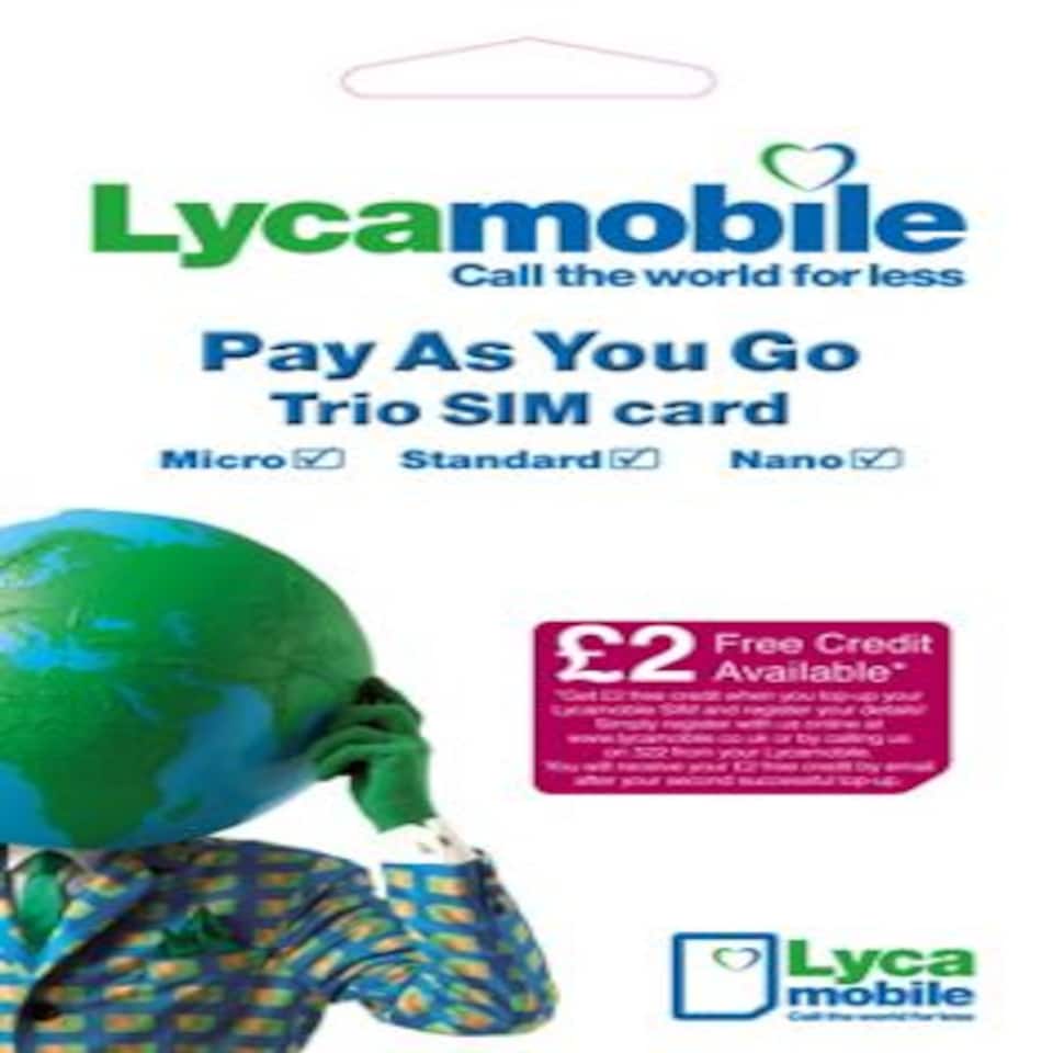 image 1 of Lycamobile Pay As You Go Tri-Sim