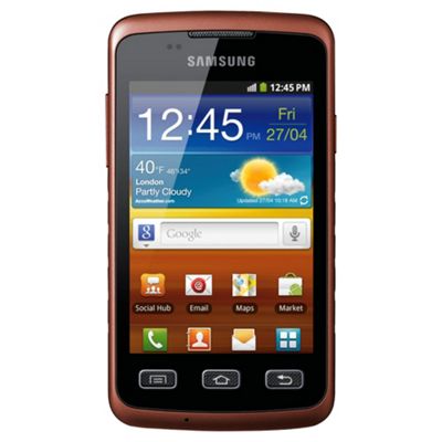 Tesco Mobile Samsung Galaxy X Black & Orange Tesco Groceries
