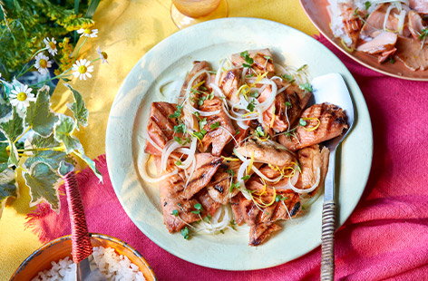 Image of "Salmon bulgogi"