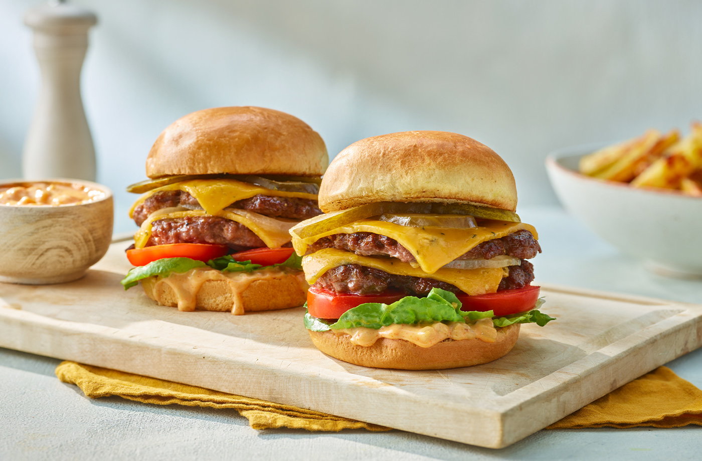 Smash burgers