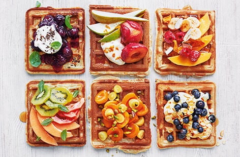 Image of "Rainbow waffle"