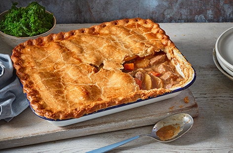 Image of "Cornish pasty-inspired pie"