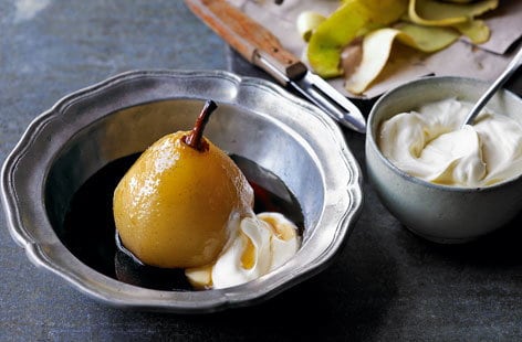 Image of "Caramel poached pears"
