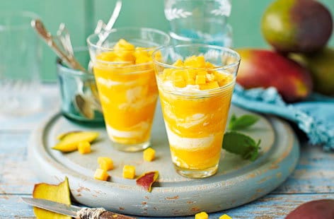 Image of "Mango lassi syllabub"
