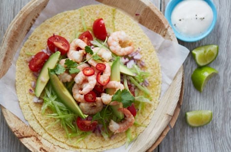 Image of "Spicy prawn tacos "