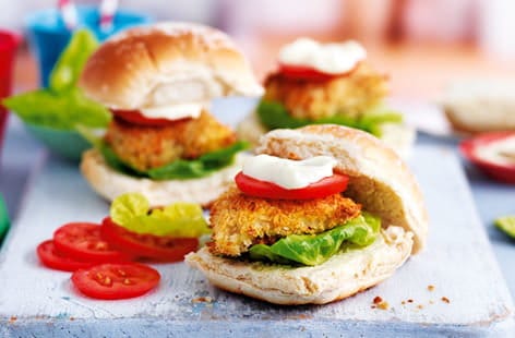 Image of "Baked fish burgers"