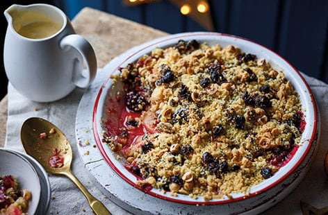 Image of "Christmas pudding crumble"