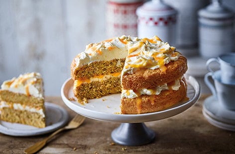 Image of "Low sugar St Clement’s cake"