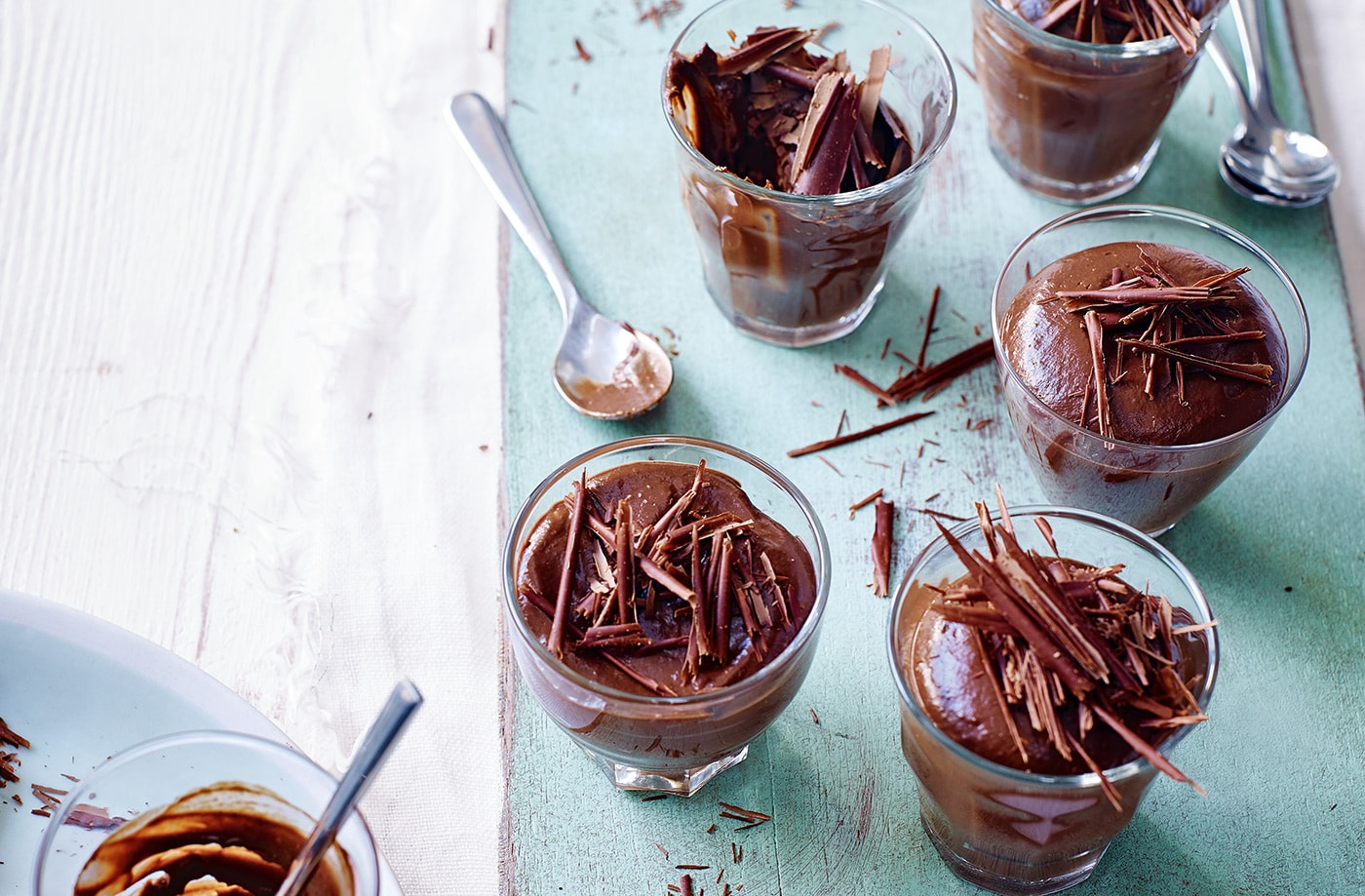 Chocolate and avocado mousse