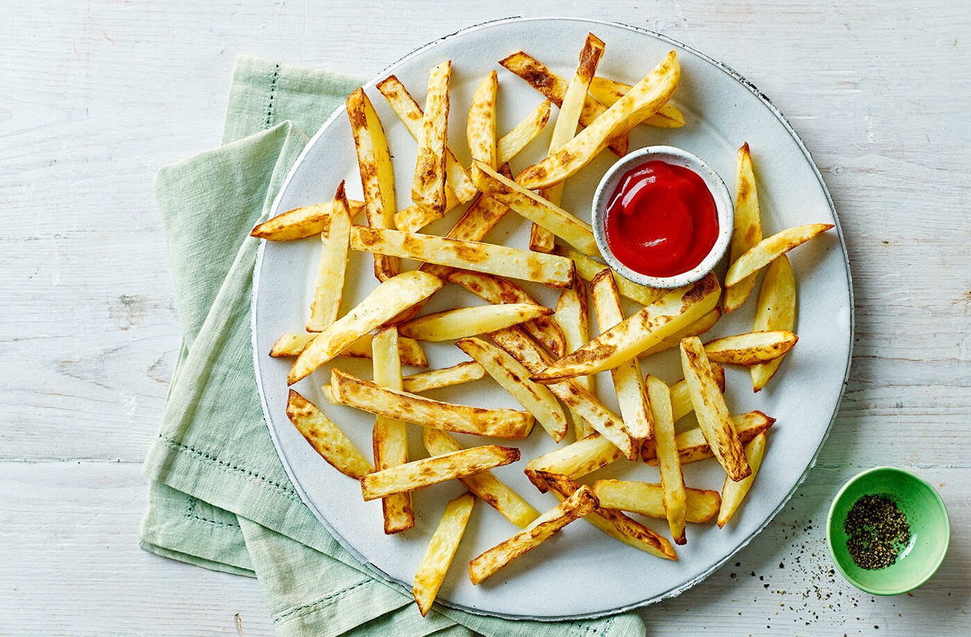 Air-fryer chunky chips