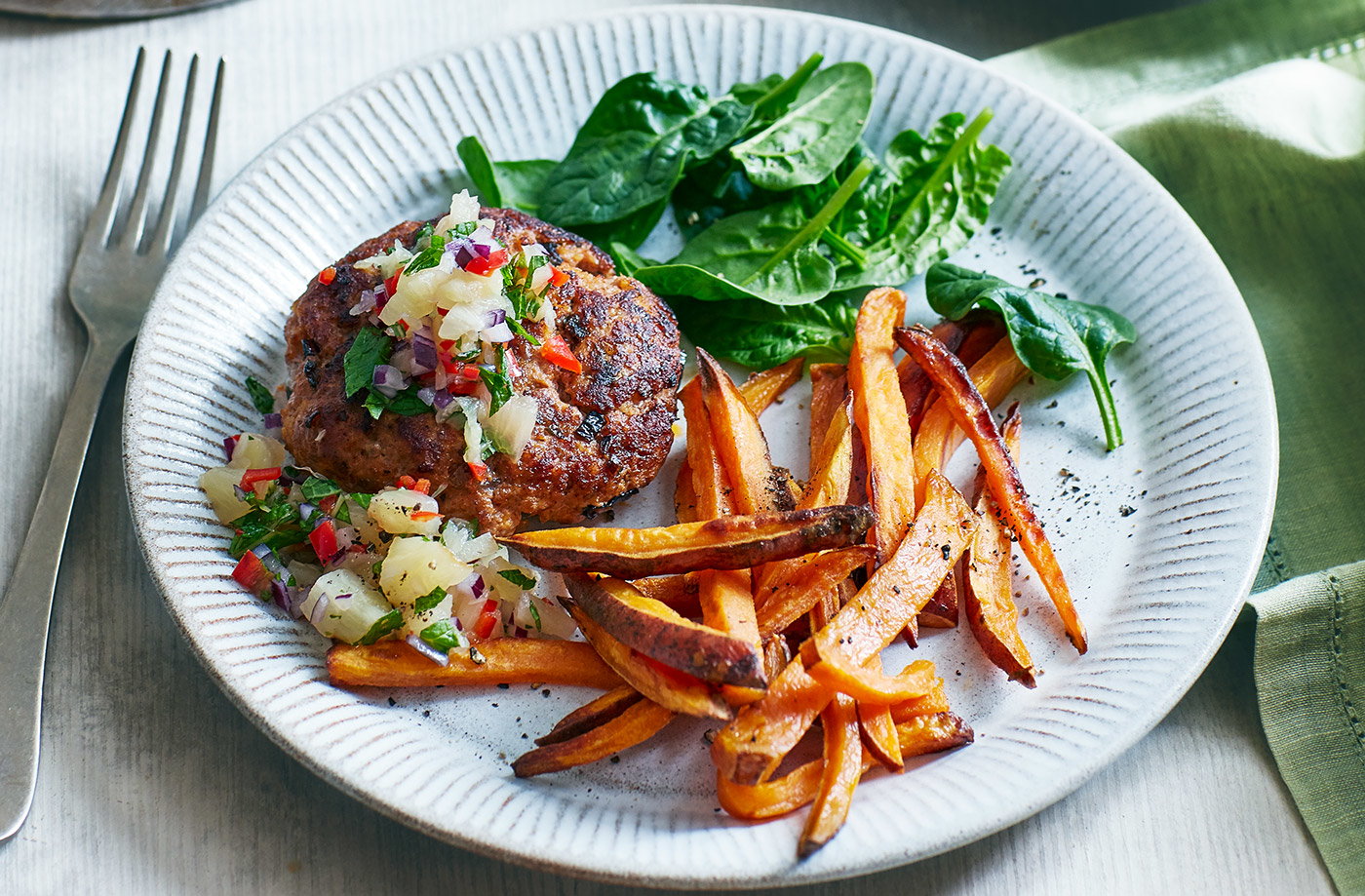 Harissa turkey burgers