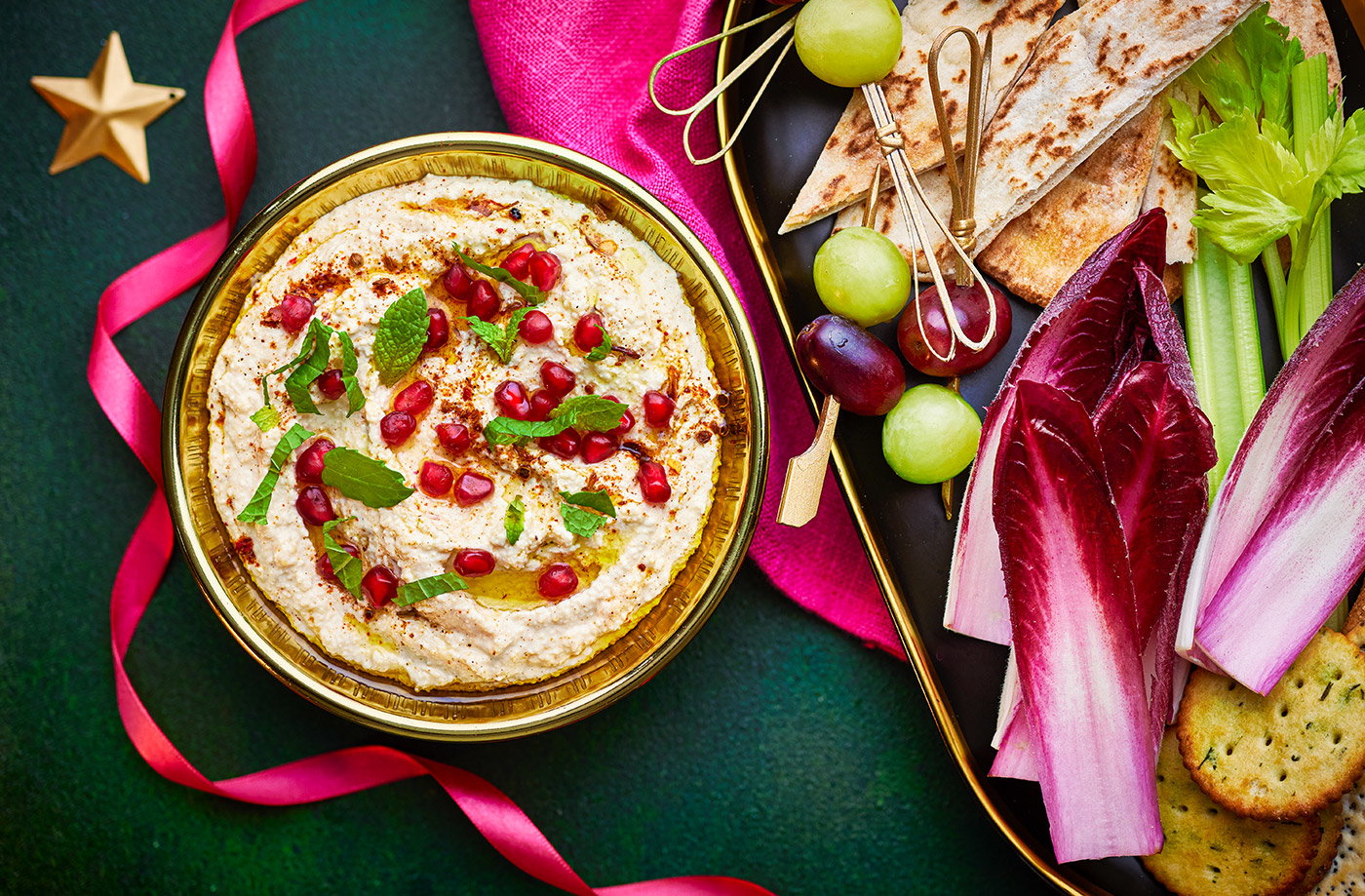 Bejeweled houmous