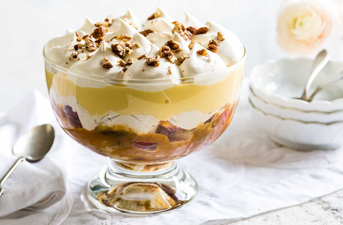 Hot cross bun trifle