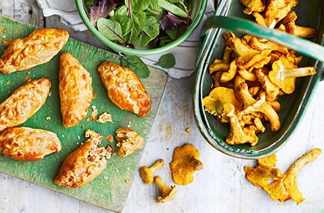 Image of "Wild mushroom and ricotta pastizzi"