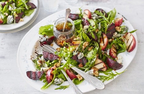 Image of "Griddled peach and beetroot salad"