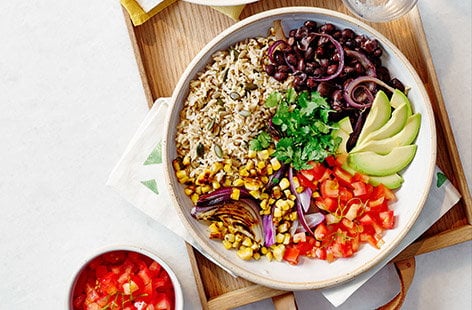 Image of "Mexican-inspired rice bowl"