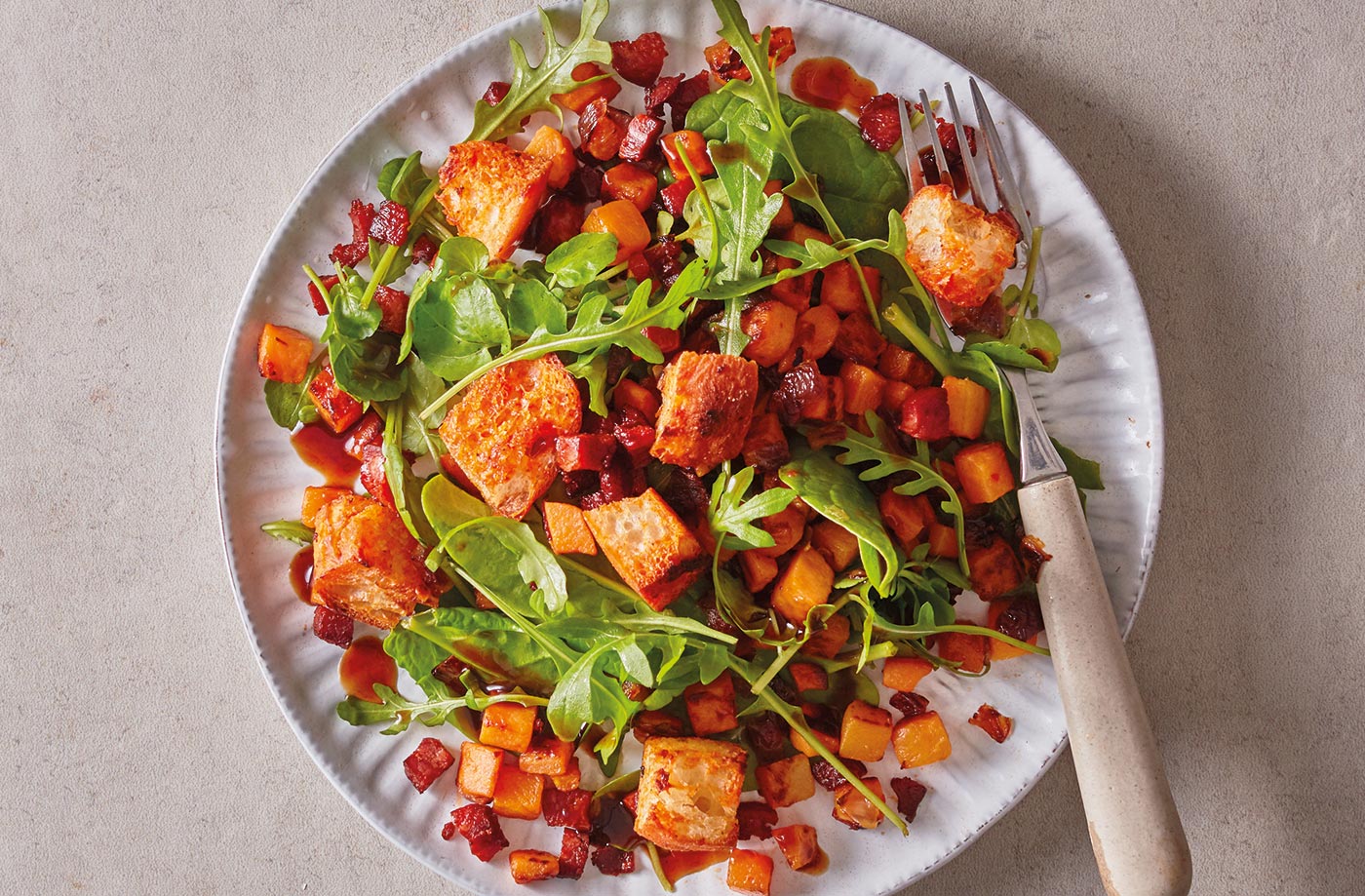 Chorizo & squash salad