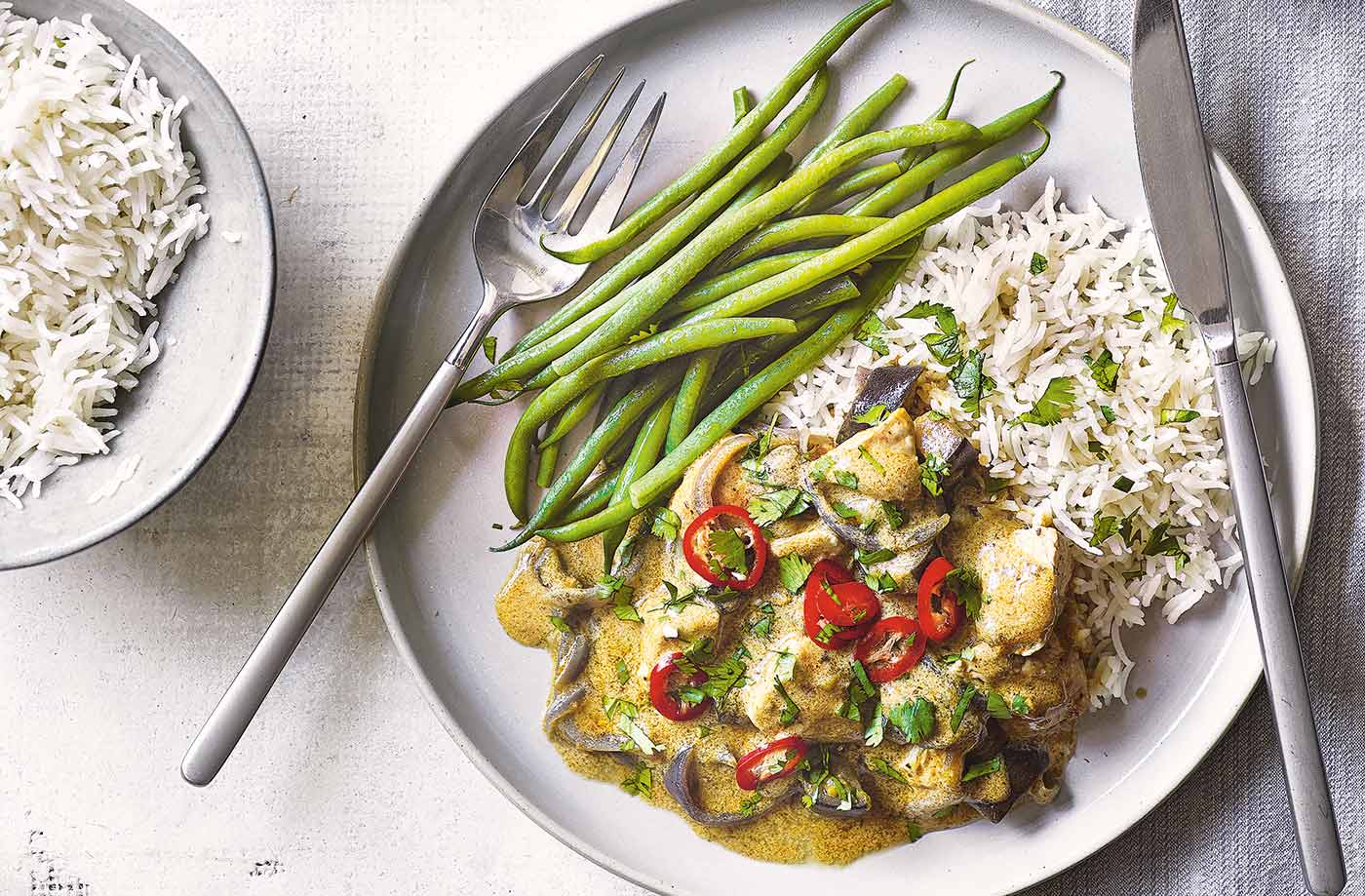 Rendang turkey curry