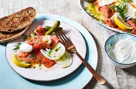 Image of "Cheat’s citrus gravadlax"