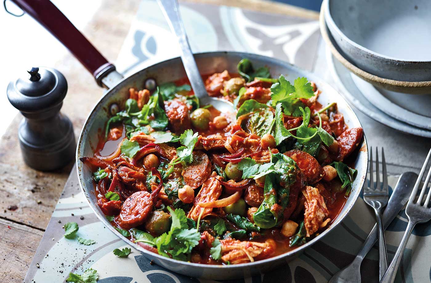 Spicy North African turkey stew