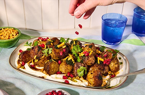 Image of "Chaat masala baby potatoes"