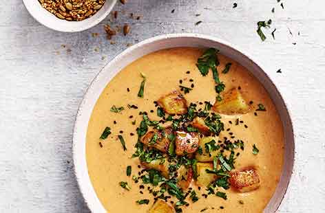 Image of "Aloo gobi soup"