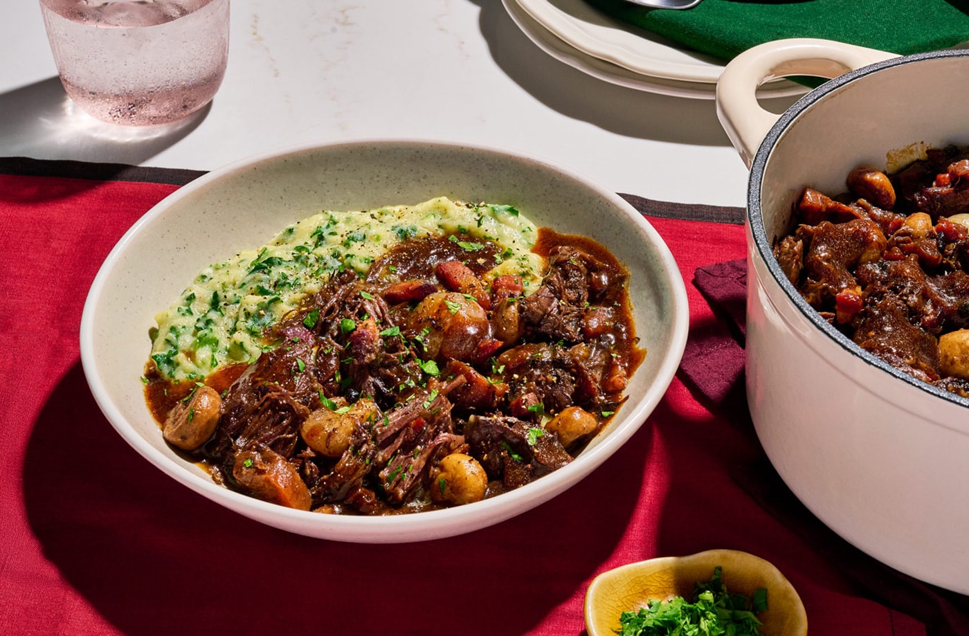 Fred’s beef bourguignon