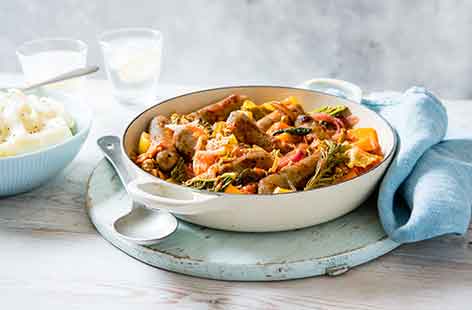 Image of "Simple sausage casserole "