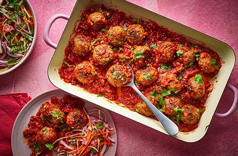 Spiced turkey meatballs