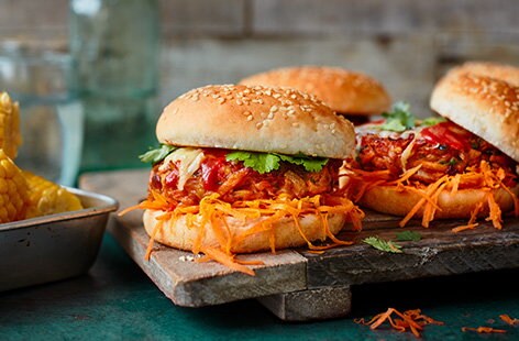Image of "Taco bean burgers"