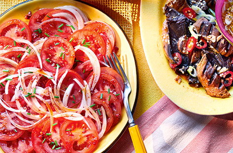 Image of "Salad-style fresh tomato kimchi"