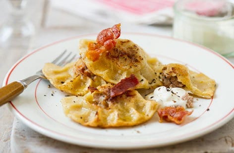 Image of "Pork pierogi"